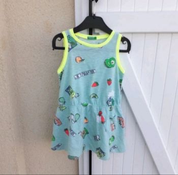 robe filles 3/4 ans united colours of beneton 