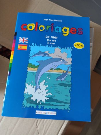 Livre de Coloriage la mer