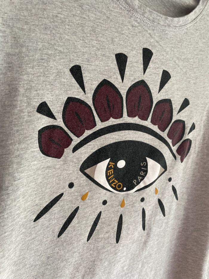 T-shirt gris Kenzo XS - photo numéro 3