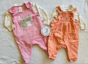 Lot de 2 ensembles chauds fille - Taille 3 mois