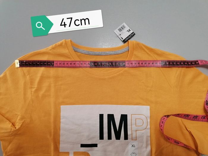 Tee-shirt jaune moutarde XL neuf etiqueté - photo numéro 9