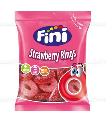 1 paquet de anneaux fraise (90g)