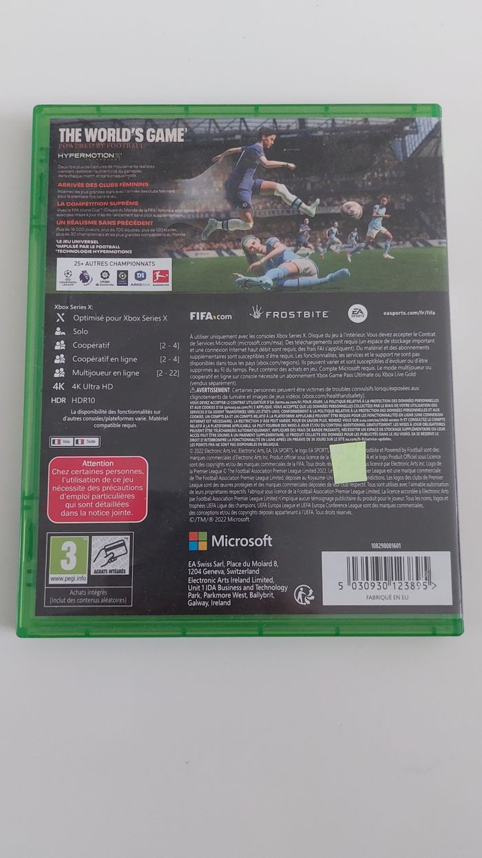 FIFA 23 Xbox série X en très bon état - photo numéro 2