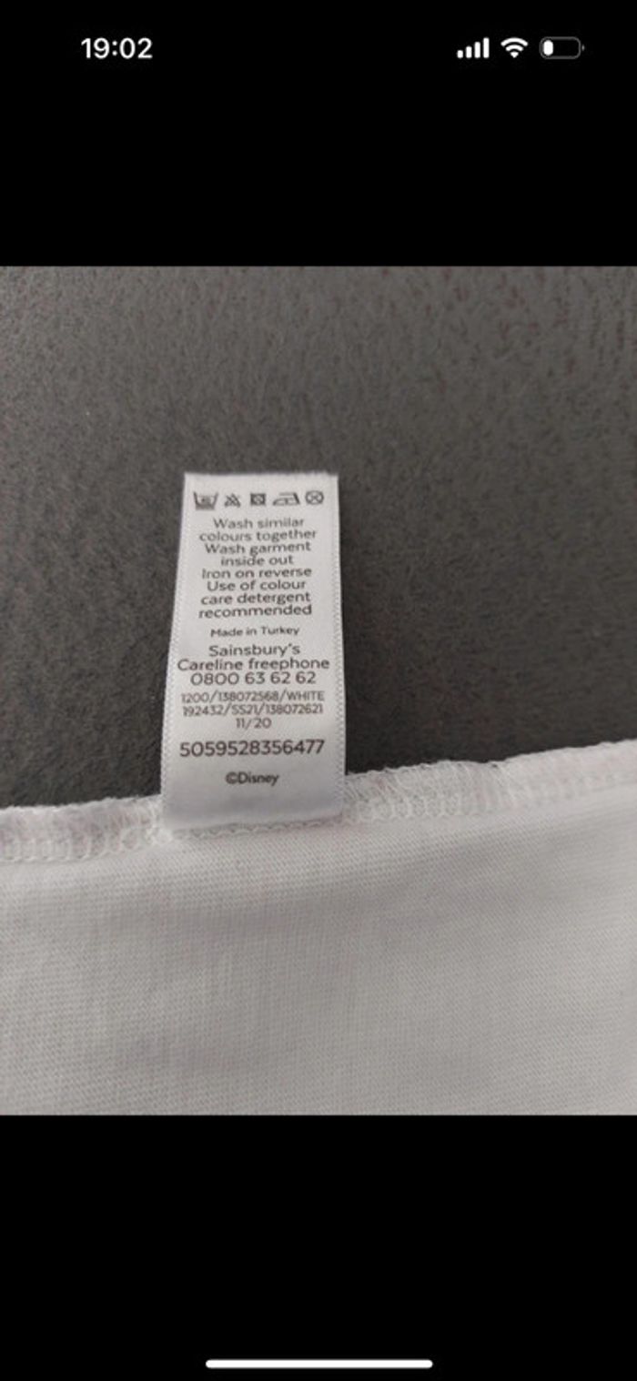 Tee-shirt court Mickey Mouse Disney taille 6 ans - photo numéro 5