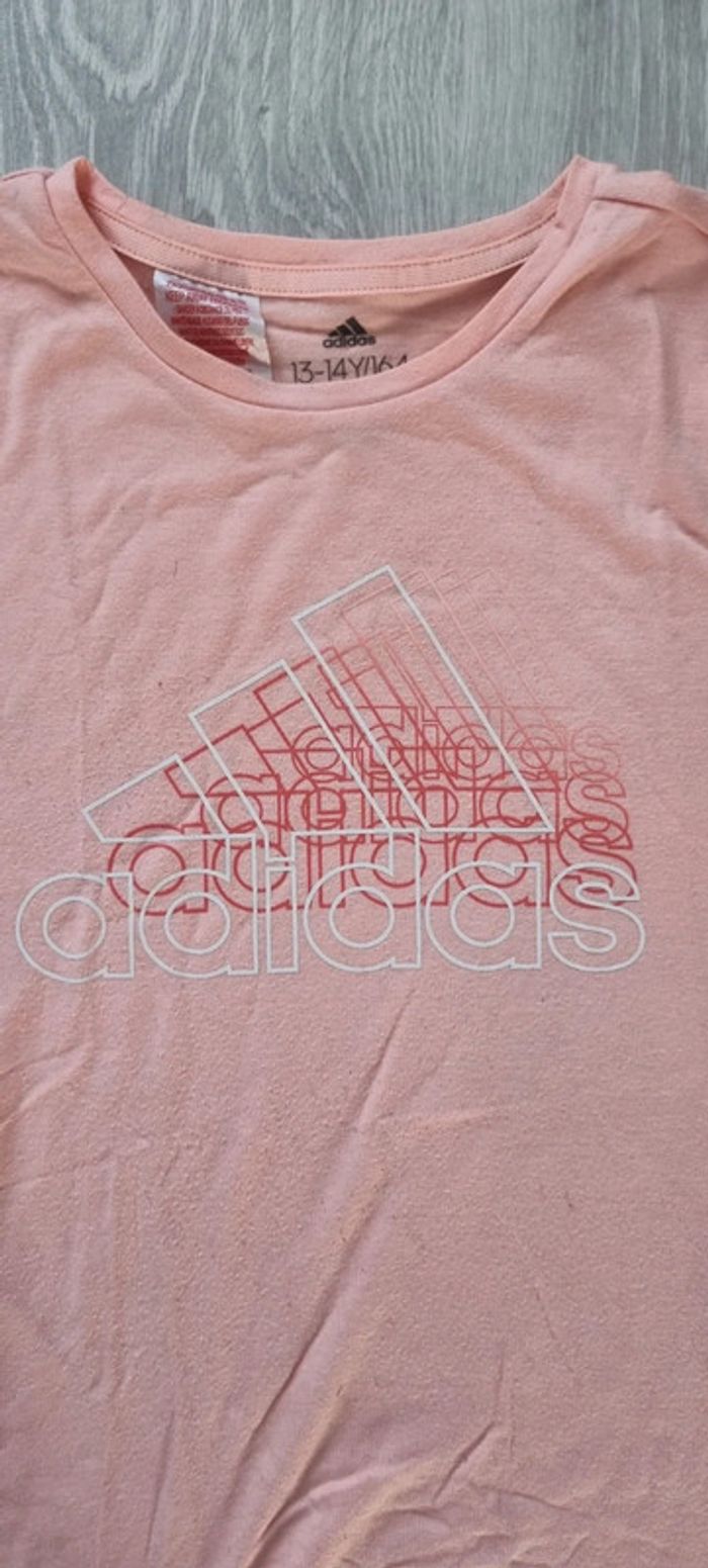 Tee-shirt Adidas 13/14ans 164cm - photo numéro 2