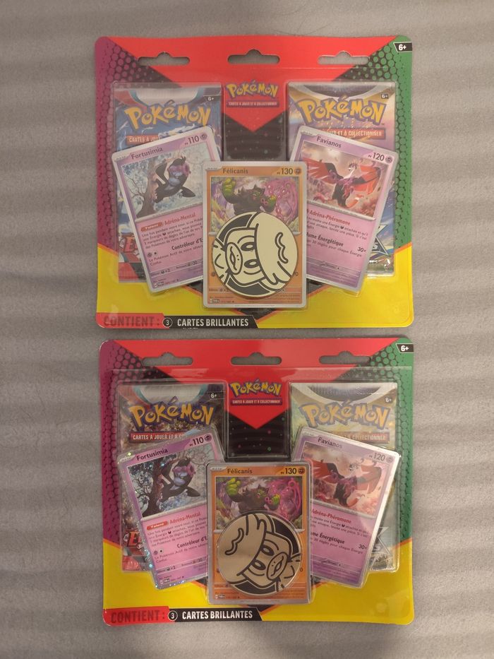 Lot deux Duopack Stars Etincelantes EB09 EV01 boosters cartes Pokémon Holo Dracaufeu Arceus