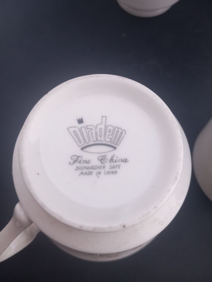 4 Tasses avec motifs fleurs Diadem - photo numéro 8