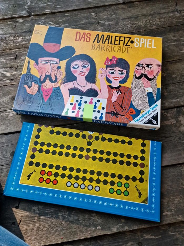 Jeu Barricade/ Speil Das Malefizspiel Barricade Ravensbuger 1971