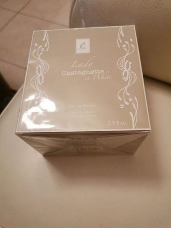 Eau de parfum Lady Castagnette in White 100 ML grand format