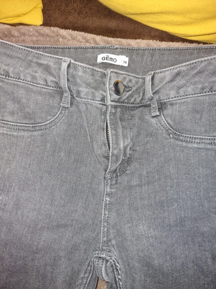 Jeans noir délavé - photo numéro 2