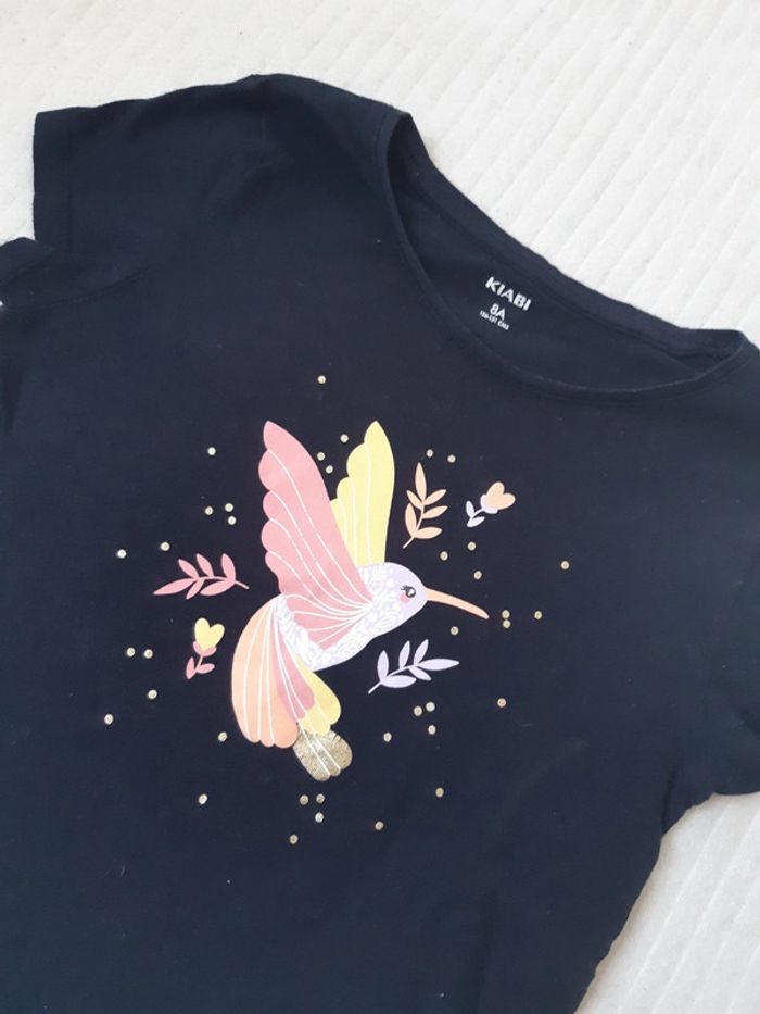Tee shirt oiseau Kiabi 8 ans - photo numéro 2