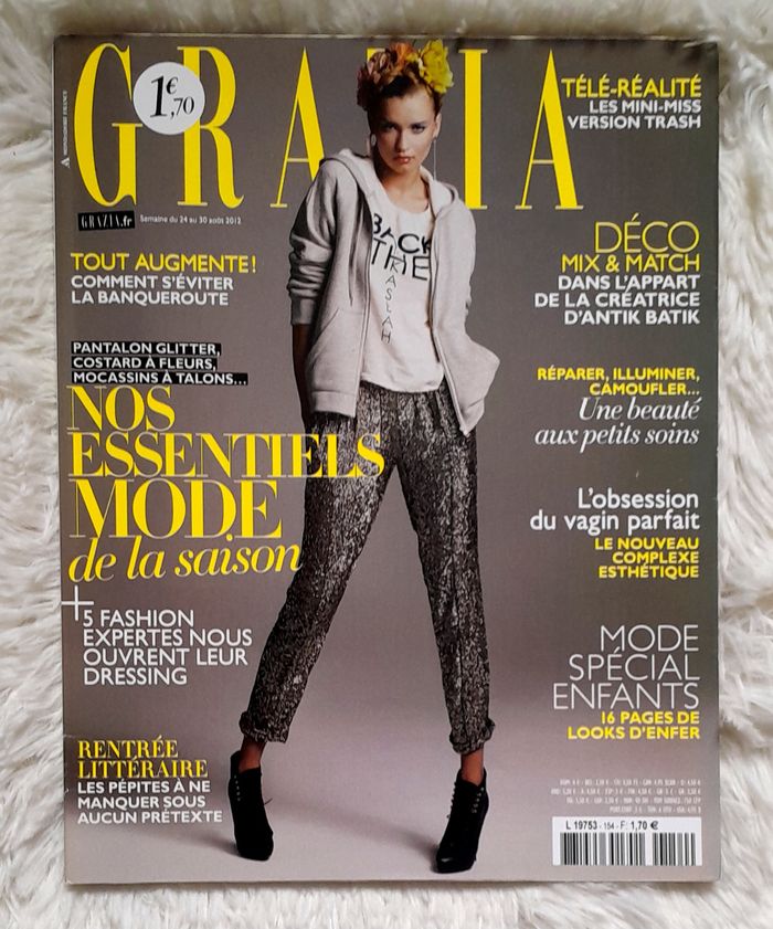 Magazine Grazia aout 2012