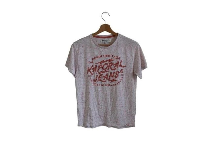 C60 t-shirt blanc Kaporal 14 ans