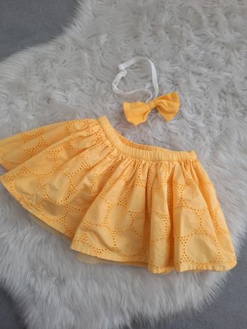 Jupe jaune 6 mois