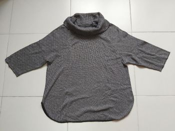 Pull col roulé manche 3/4 Taille 3