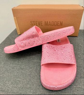Sandales Steve Madden roses strassées