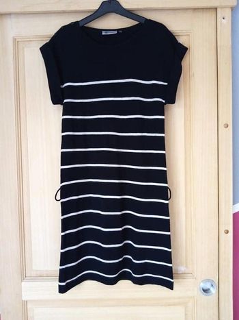 robe rayé noir kiabi 36 38