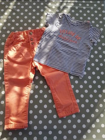 T-Shirt pantalon Tape à l’œil 12-18 mois