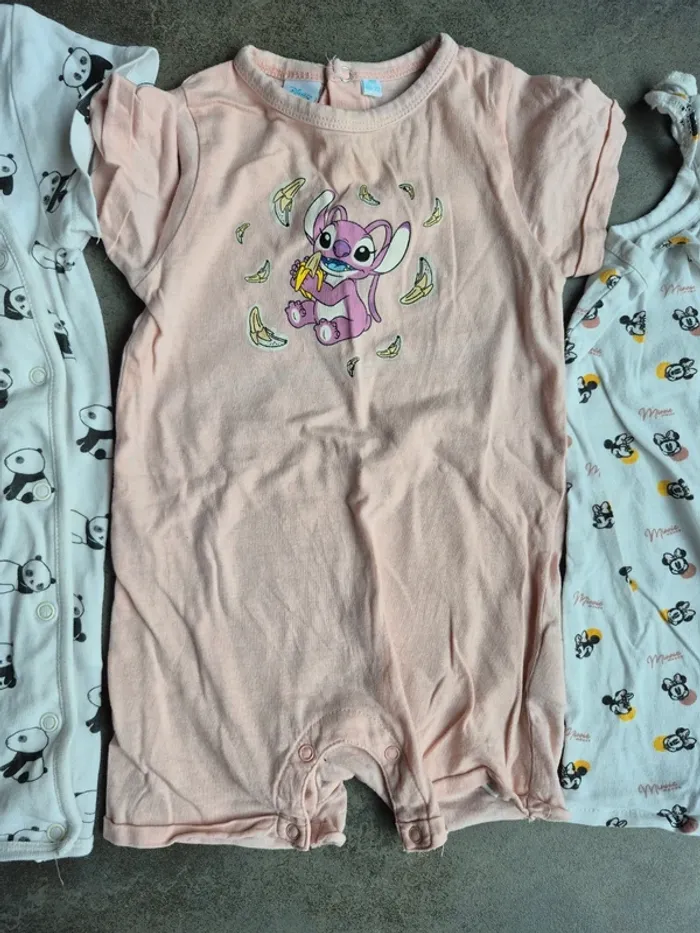 Lot de 3 barboteuses bébé fille 18 mois - photo numéro 3