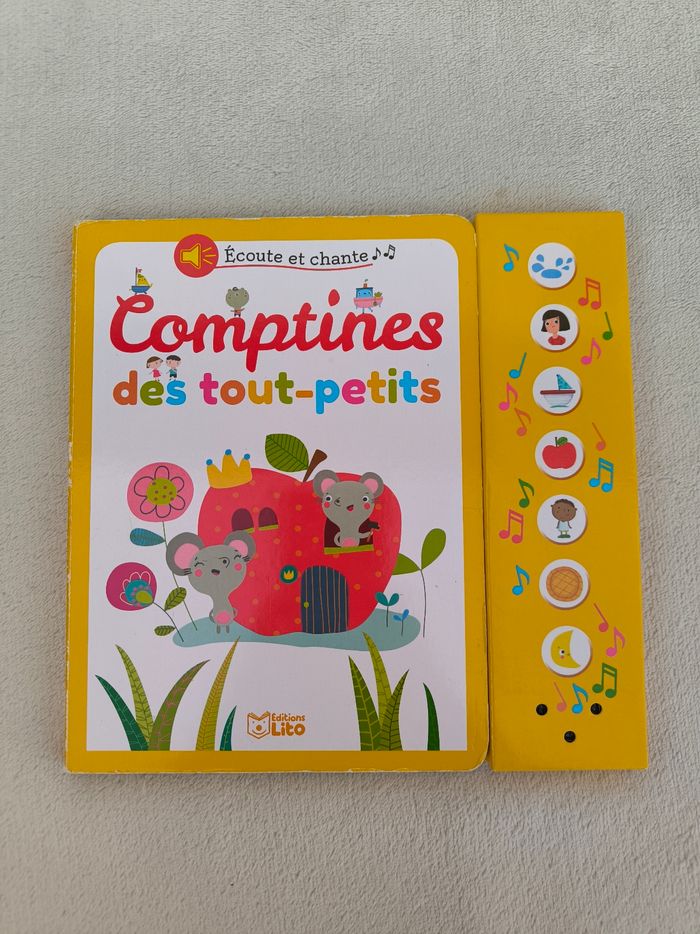 Livre sonore Comptines des tout-petits Lito - photo numéro 2