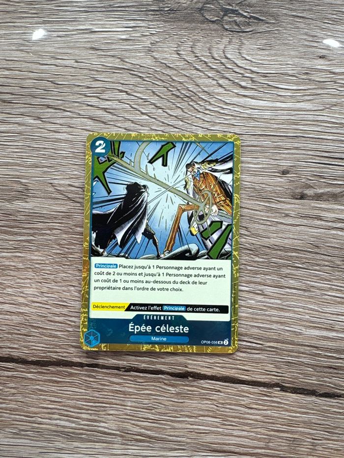 Carte One Piece épée, céleste