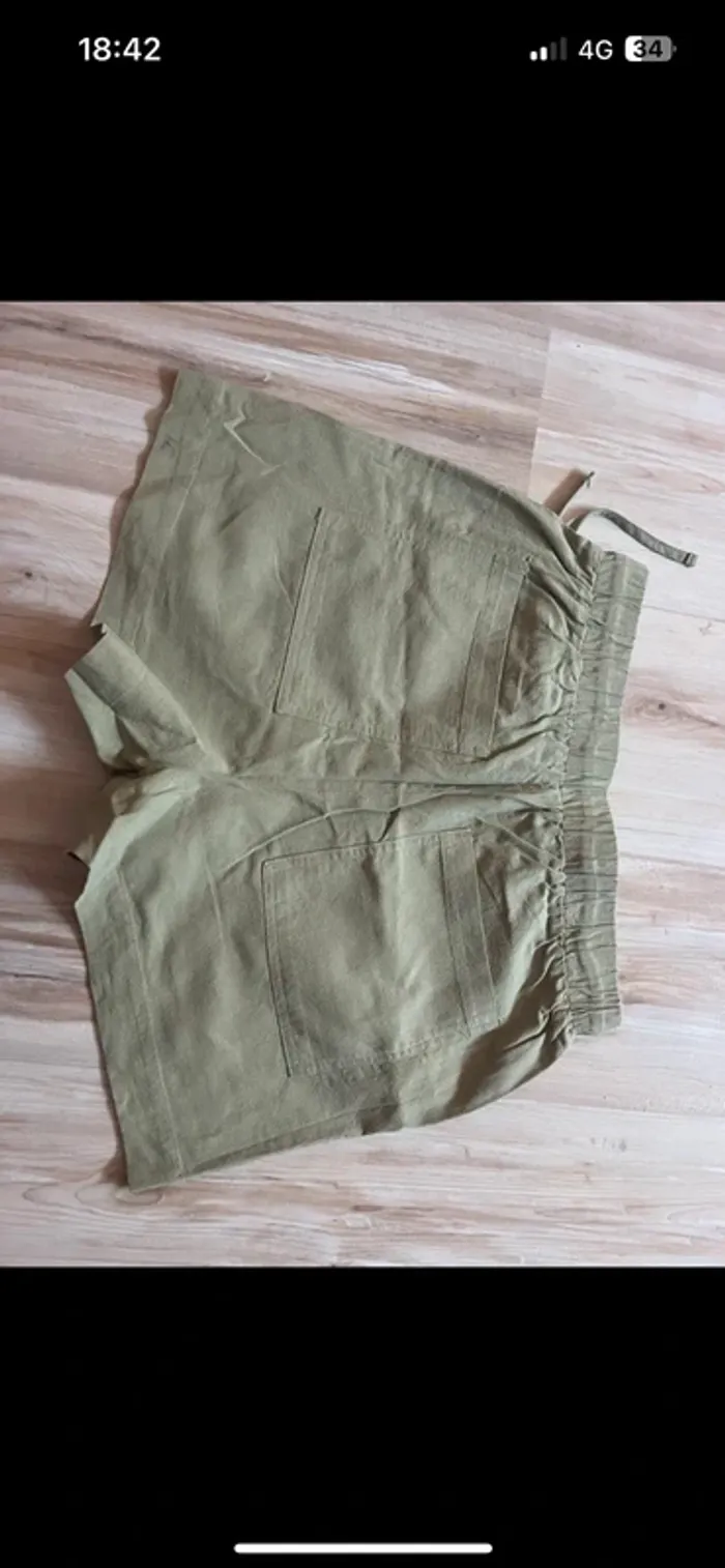 short rustique vert stradivarius - photo numéro 6