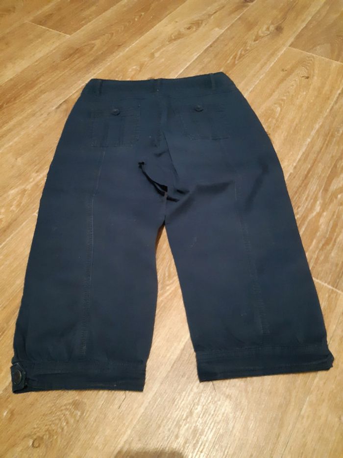 Pantacourt bleu marine femme - photo numéro 2