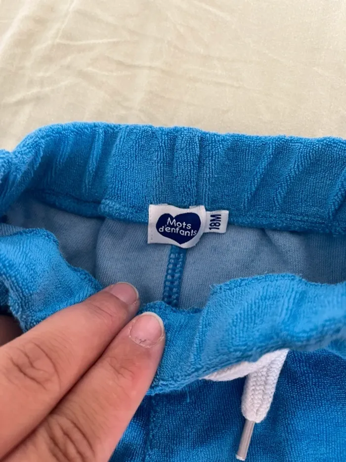 Short bleu éponge - photo numéro 2
