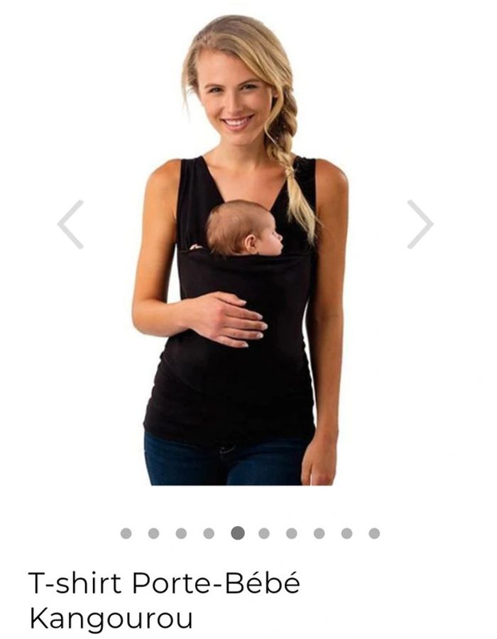 Debardeur poche porte bébé - photo numéro 4