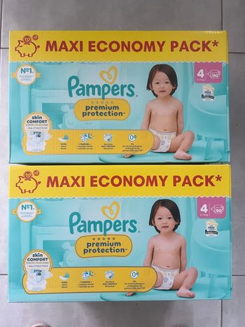 Couches Pampers premium taille 4