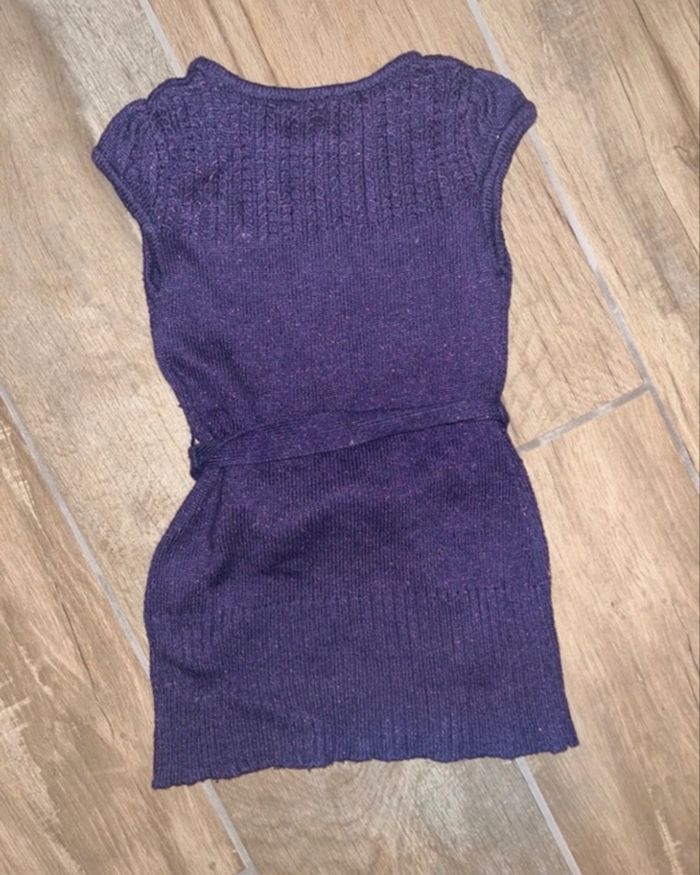 Robe Catimini 4 ans - Grise et Rose à Carreaux - Style Chic / Boule - photo numéro 3