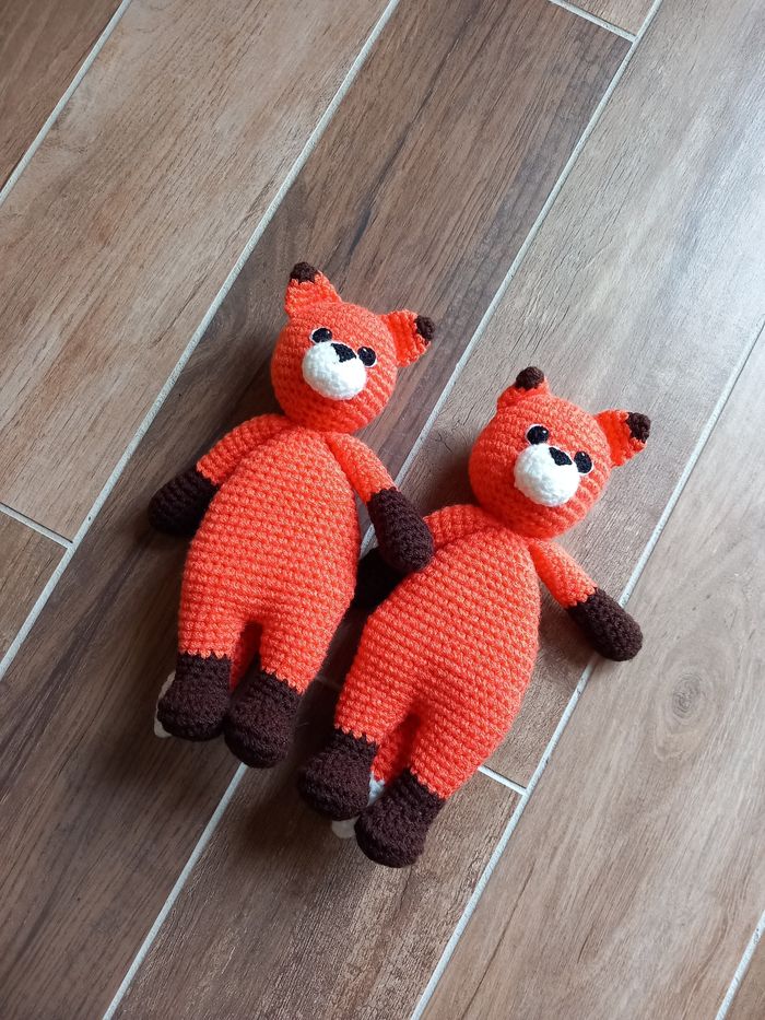 Amigurumi renard 20 cm - photo numéro 4