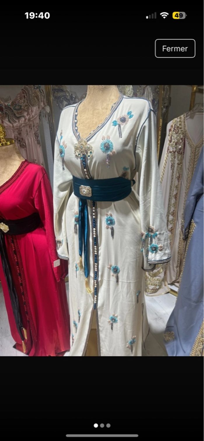 Caftan bleu