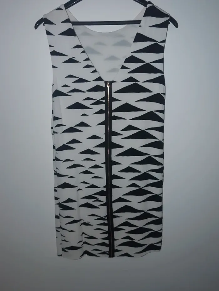 Robe Cop Copine Noir&Blanc et dorée magnifique S