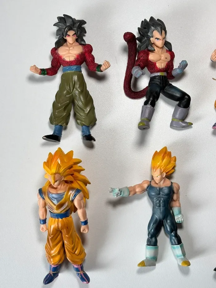 Lot de figurines dragon ball z DBZ GT super goku - photo numéro 2