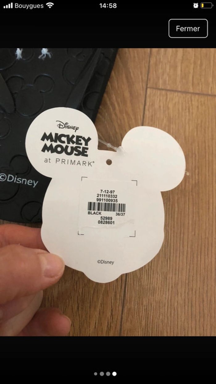 Claquettes Mickey Mouse Disney - photo numéro 5