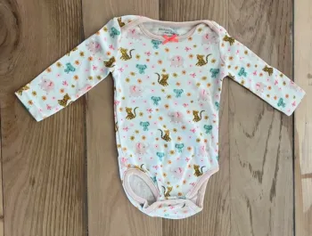 Body fille 3 mois – Du Pareil Au Même – Animaux de la savane