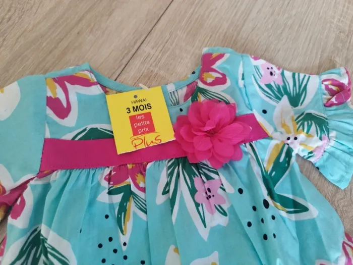 Robe d'été manches courtes bébé - photo numéro 6