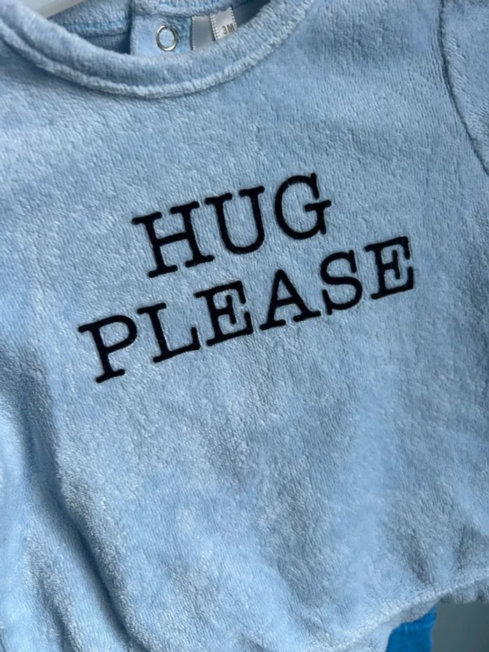 Ensemble 3 mois , haut velours et legging - photo numéro 3