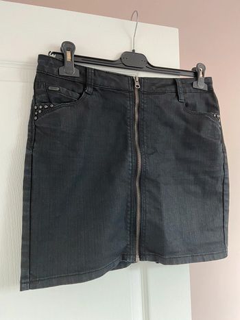 Jupe en jean noir Cache-cache