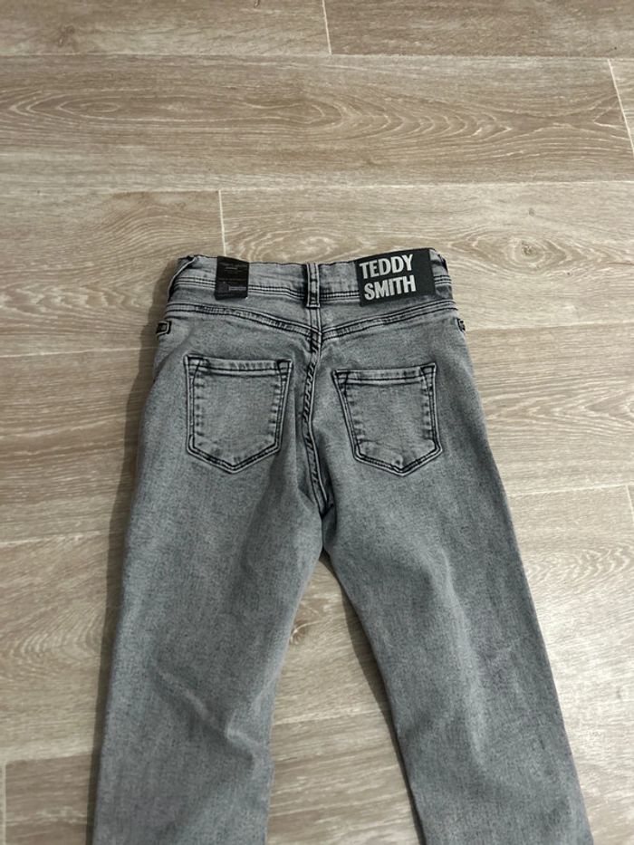 Jean skinny Teddy Smith gris 10 ans - photo numéro 3