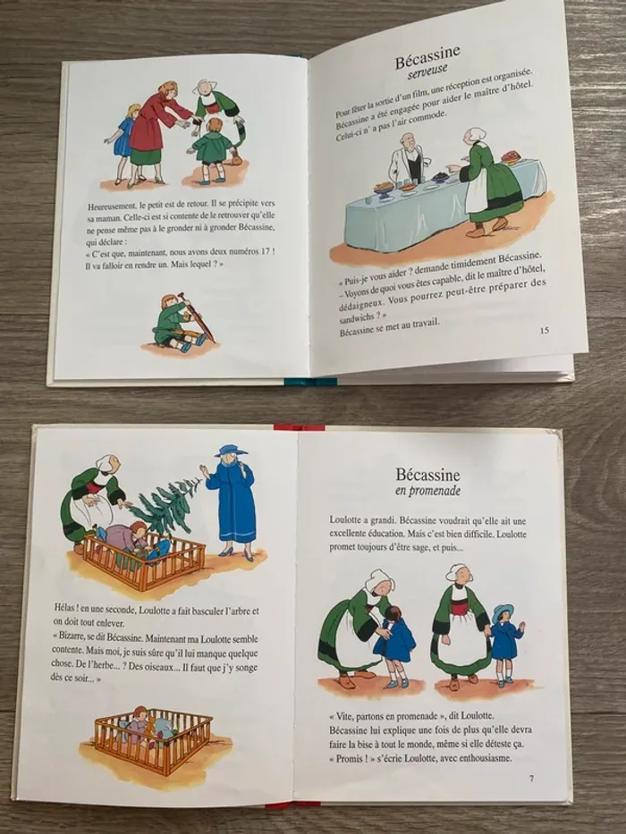 Lot 2 livres bécassine ancien travail loulotte - photo numéro 3