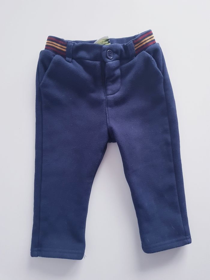 Tape À L'Œil - Ensemble sweat manches longues + pantalon bien chaud, doublé polaire (9 mois) - photo numéro 7