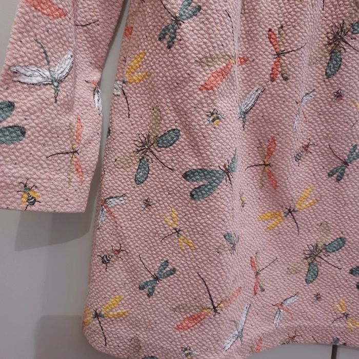Robe rose à libellules Zara 3-4 ans - photo numéro 4