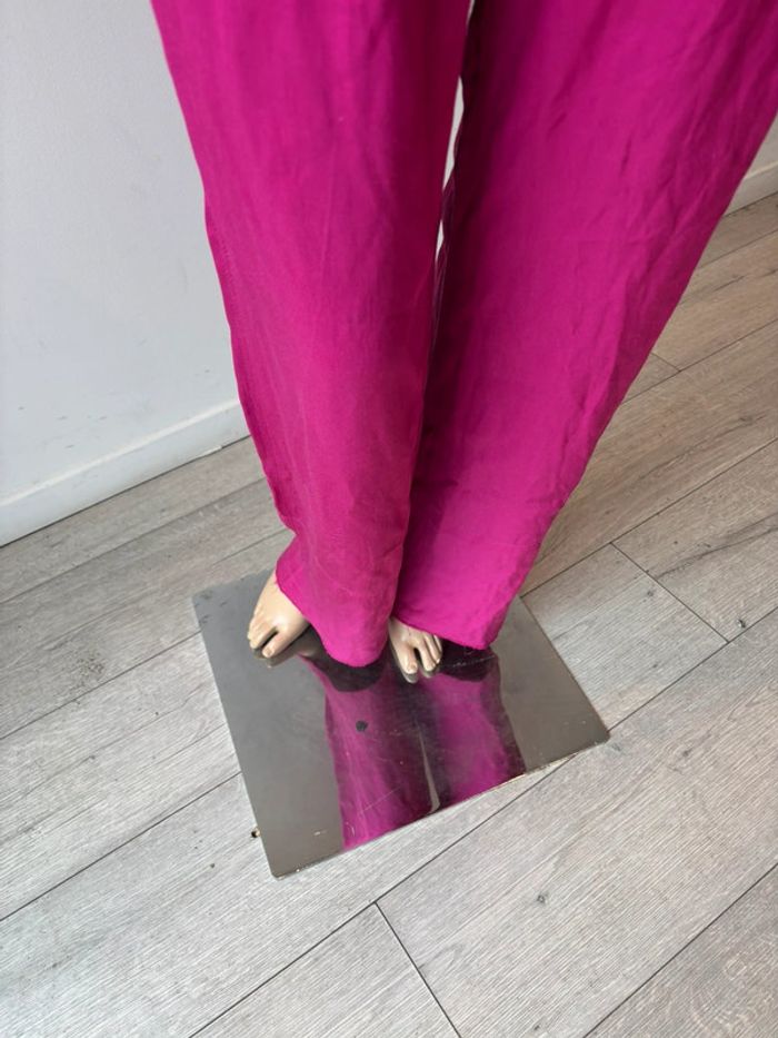 Pantalon droit en coton neuf Zara - photo numéro 2