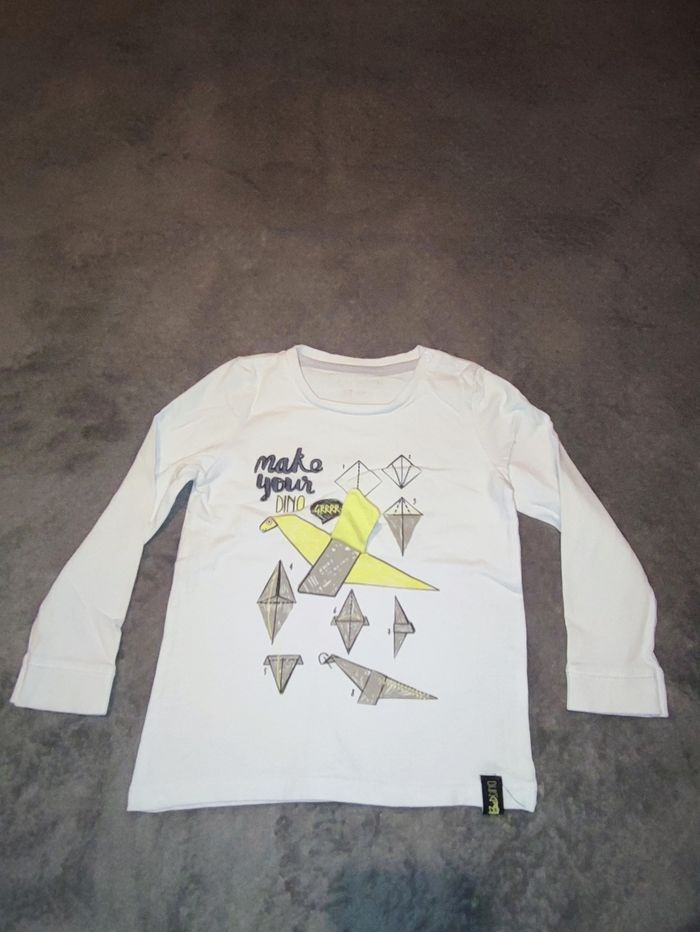 Tee shirt 3 ans origami (98 cm) - photo numéro 2
