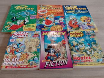 Lot d 3 Picsou magazine et 3 Mickey parade(1)