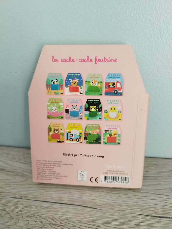 Livre cache cache petit poussin - photo numéro 2