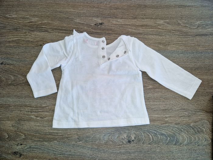 Tee-shirt fille 9 mois - photo numéro 2