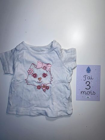 Tee shirt 3 mois